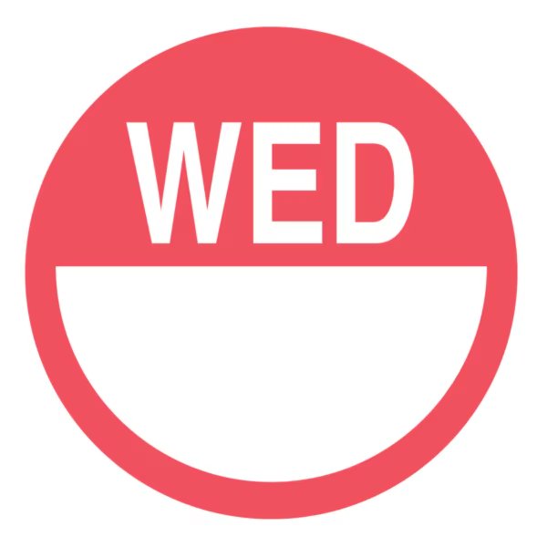 Dissolvable DaySpots - Wednesday 2